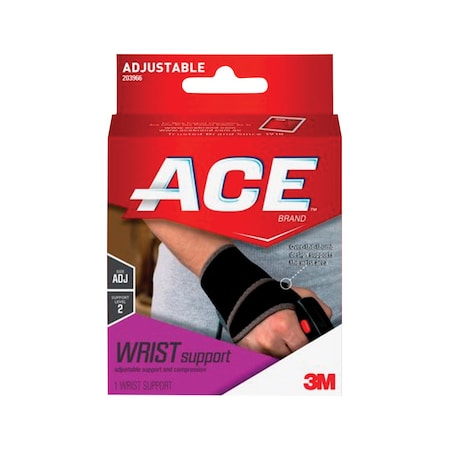 3M 3M Ace Black Wrist Support 1 pk 203966